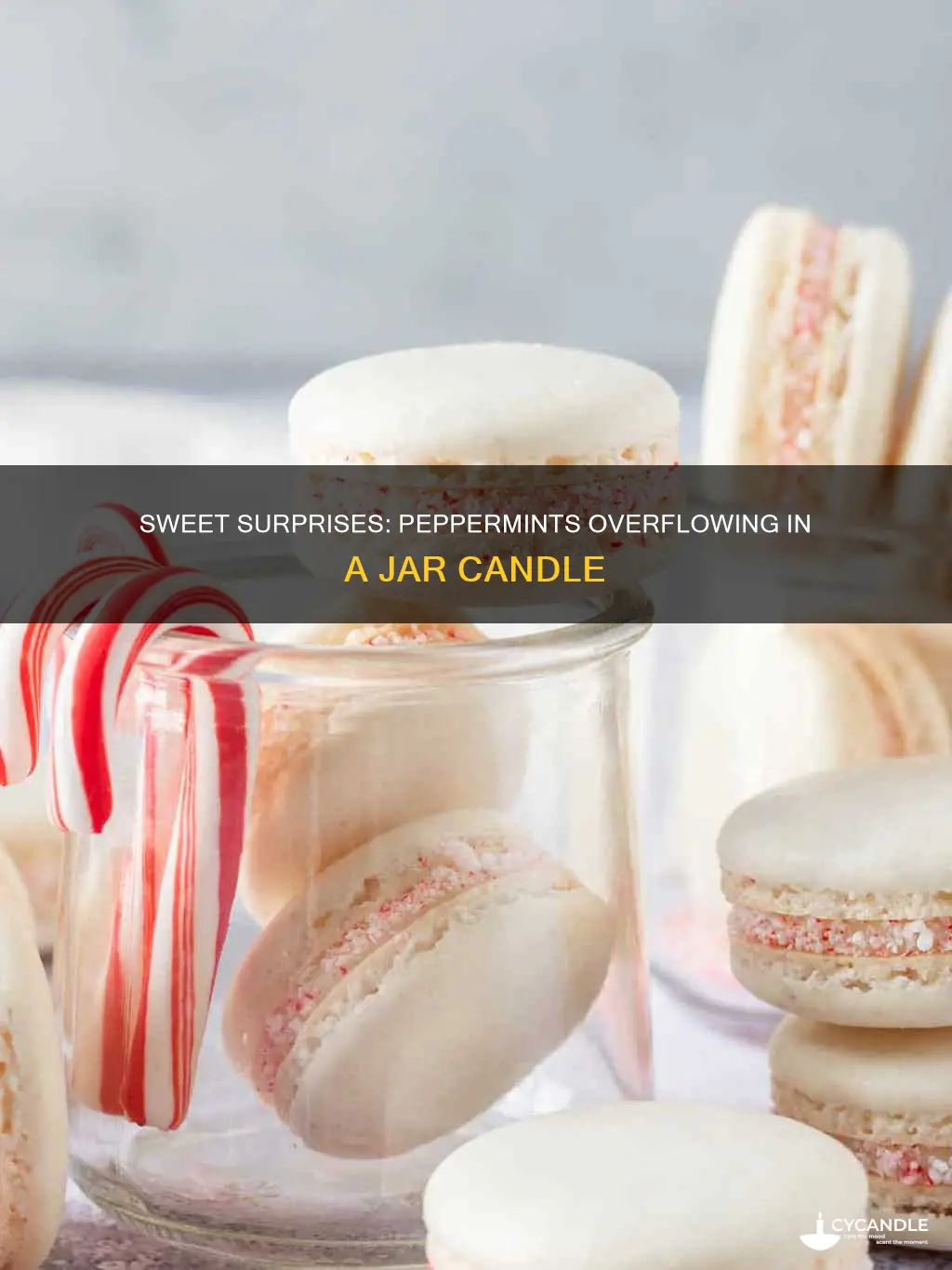 how many peppermint candies fit in a jar candle