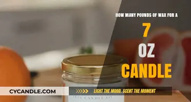 Calculating Wax Quantity for Perfect 7 oz Candle Making