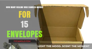 Sealing Wax Candles: Calculating Quantity for 15 Envelopes Efficiently
