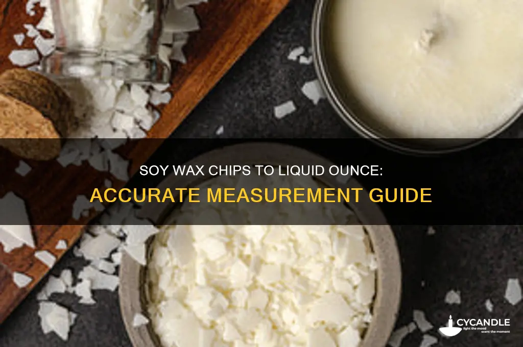 how many soy wax chips make a liquid ounce