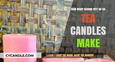 Tea Candles Square Footage: Illuminating 50 Candles' Coverage Area
