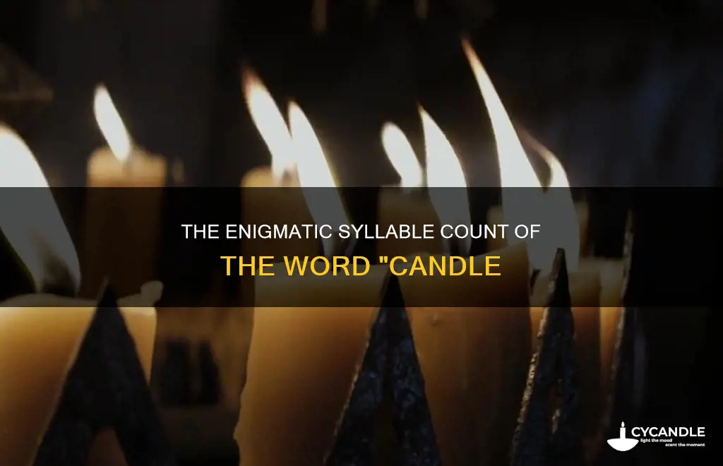 how many syllables in candle