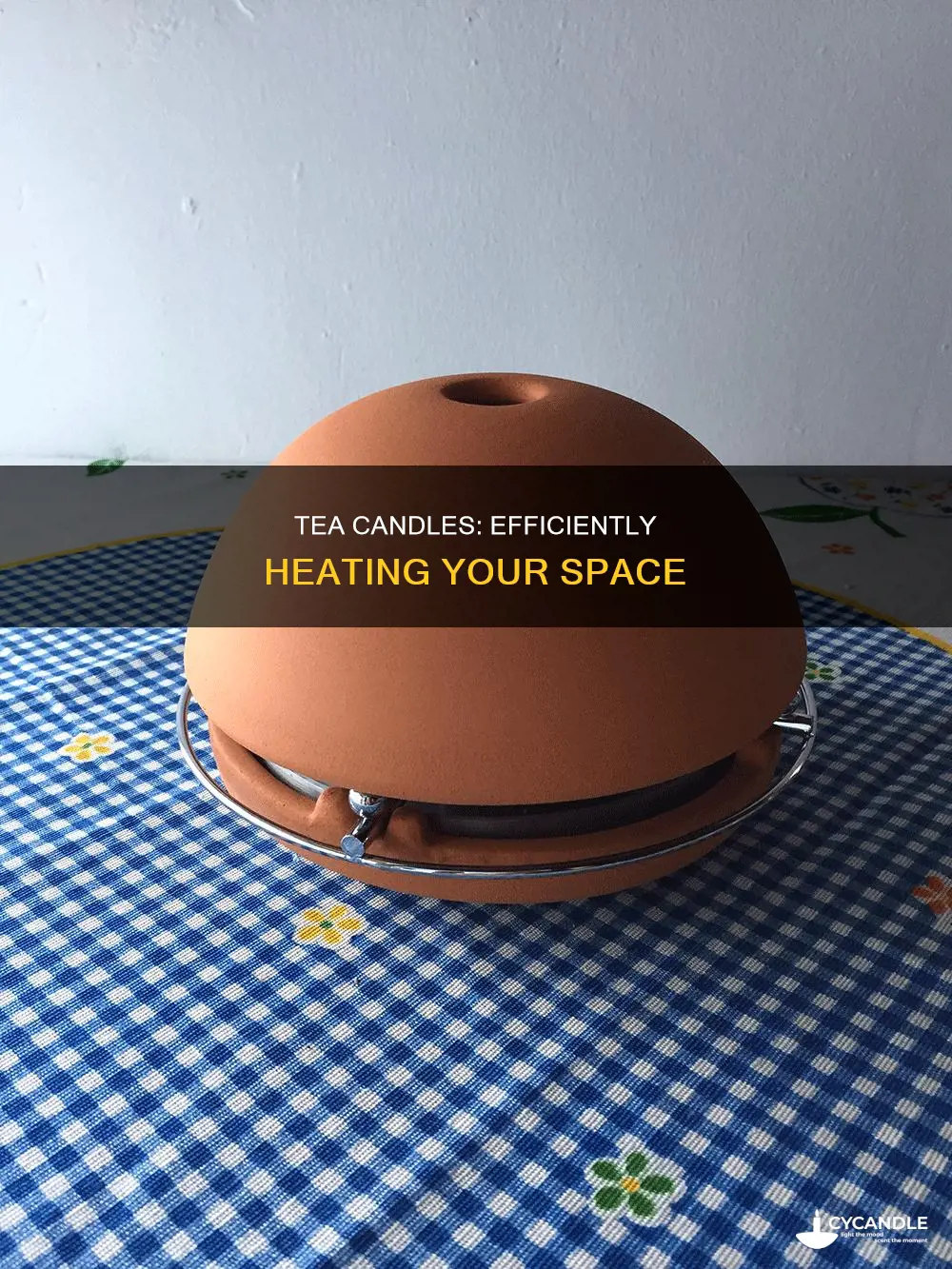 how many tea candles to heat a room