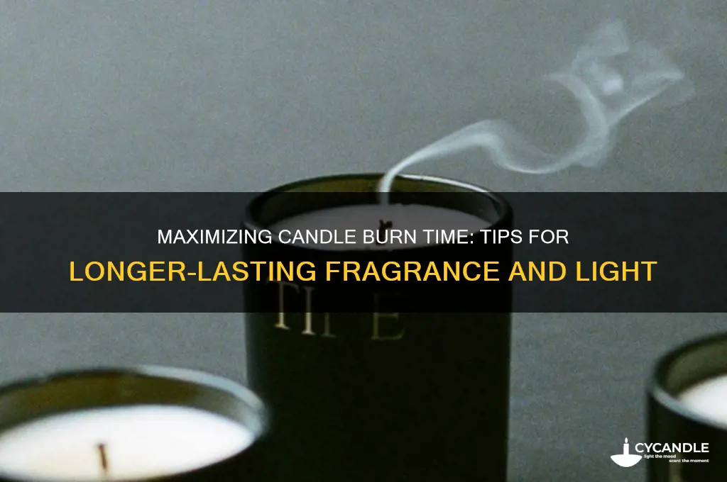 how many times can you burn a candle