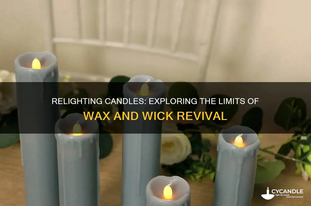 how many times can you relight a candle