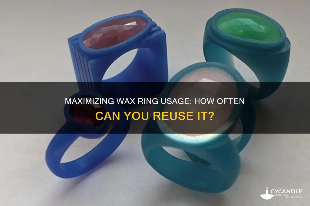 how many times can you use a wax ring