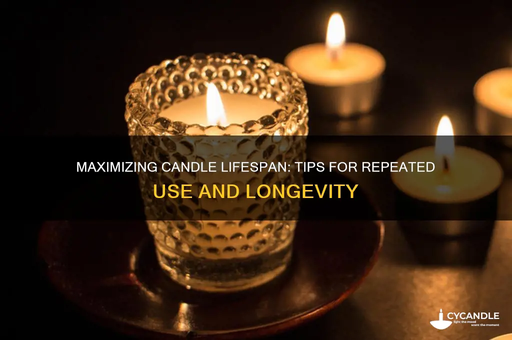 how many times can you use candles