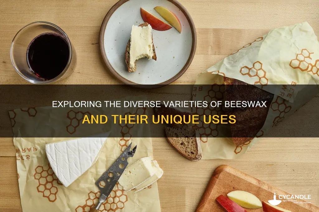 how many types of beeswax