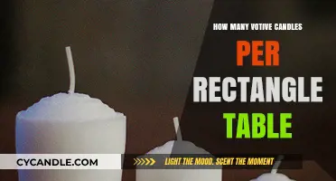 Votive Candles: How Many to Use on a Rectangle Table