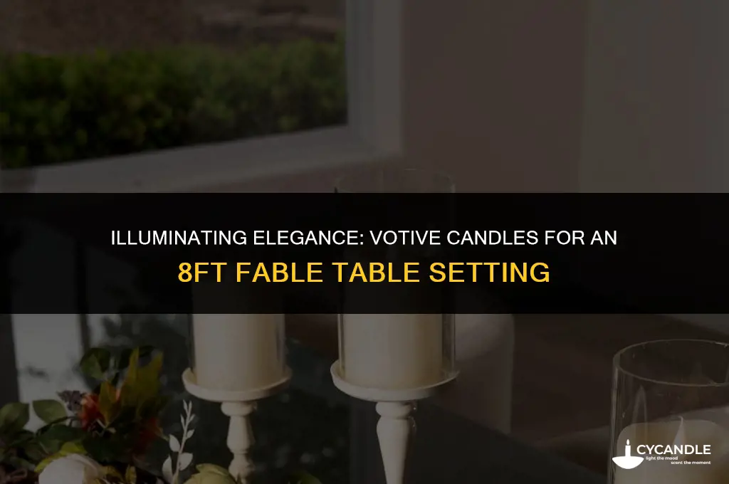how many votives for 8ft fable