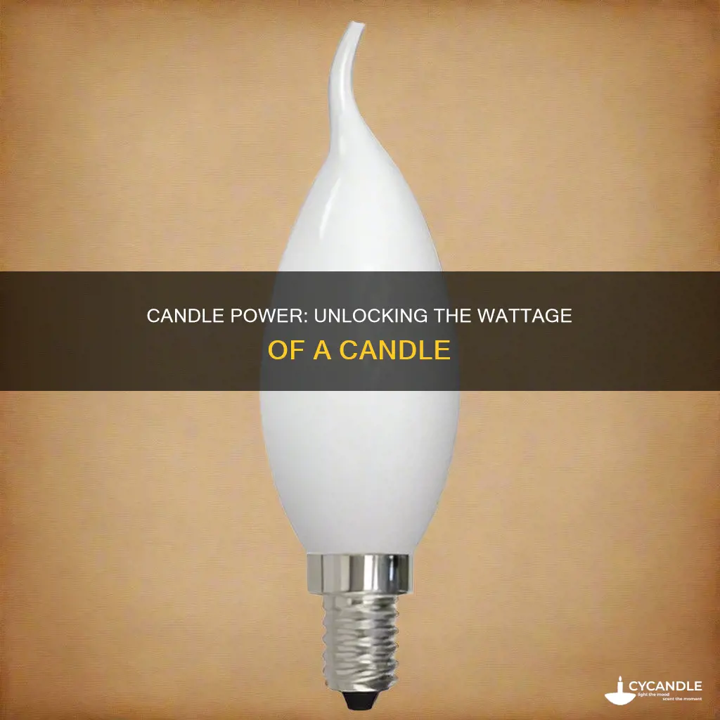 how many wats 1 candle stick