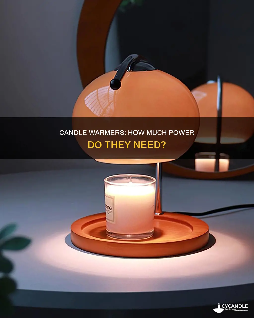 how many watts is a candle warmer