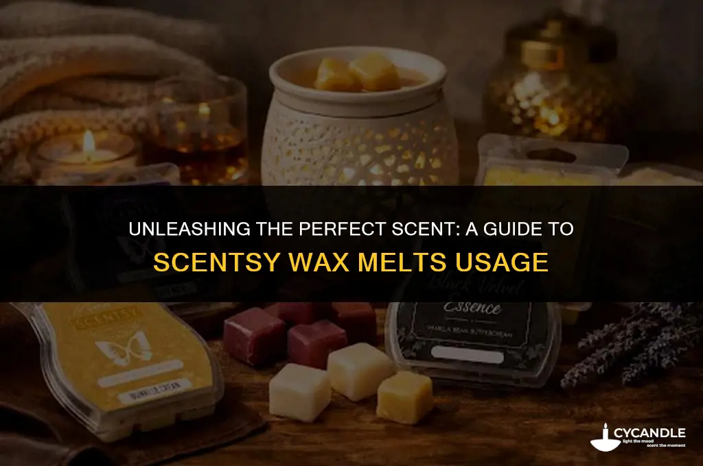 how many wax melts should i use scentsy