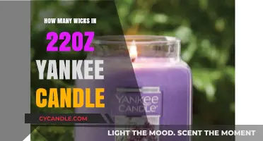 Unveiling the Wick Count in a 22oz Yankee Candle Jar