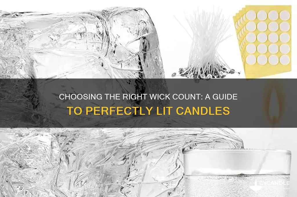 how many wicks per candle