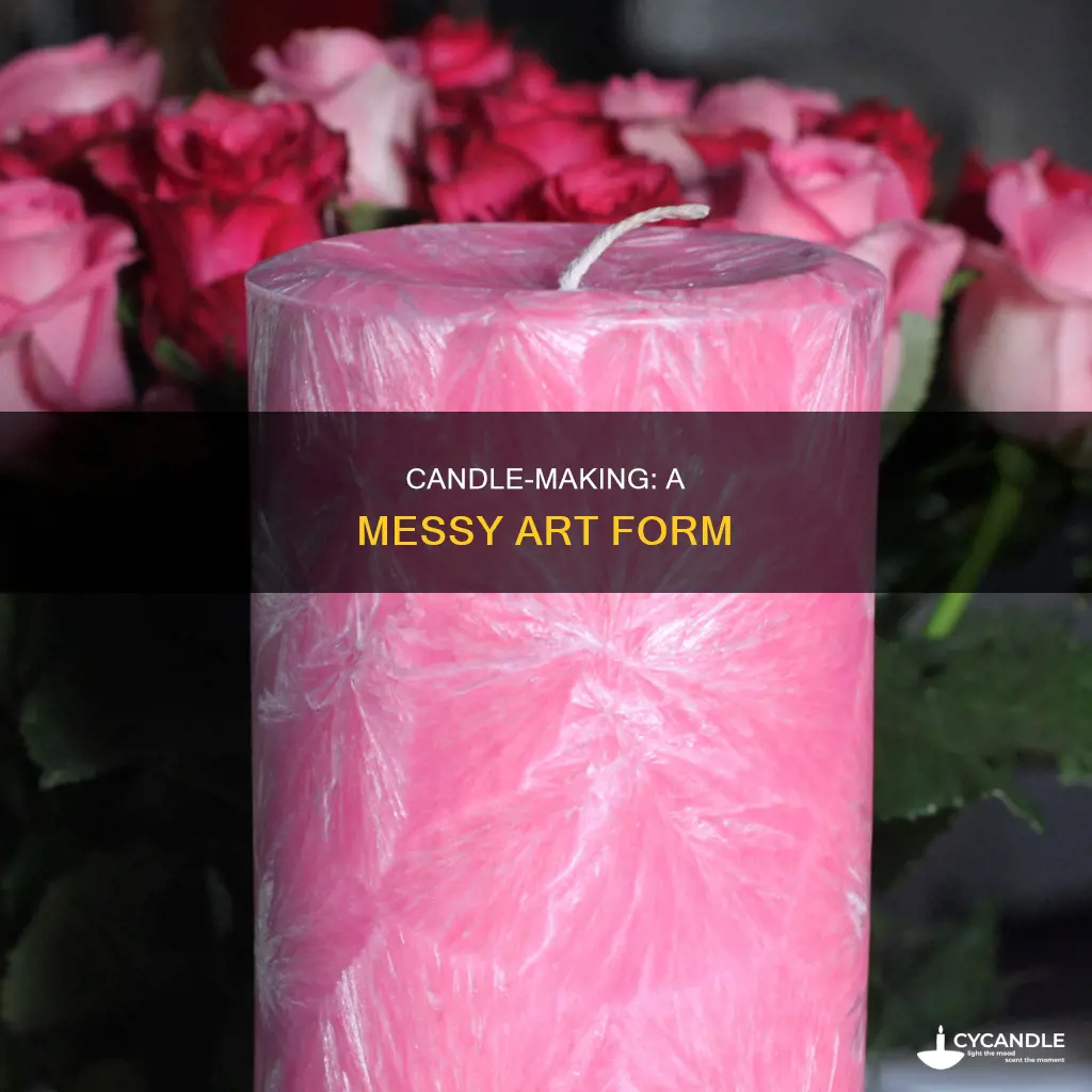 how messy is candle making