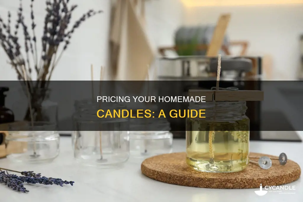 how mich should you charge for a homemade candle