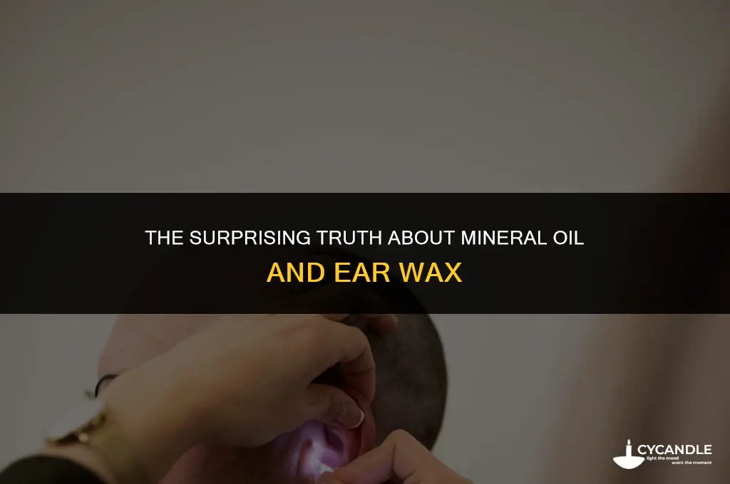 how mineral oil ear wax