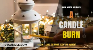 How Much Air Does a Candle Burn: Unraveling the Science Behind It