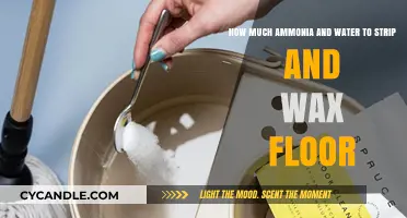 Eco-Friendly Floor Care: Ammonia and Water Ratio for Stripping and Waxing