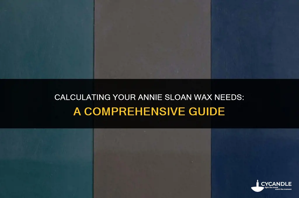 how much annie sloan wax do i need