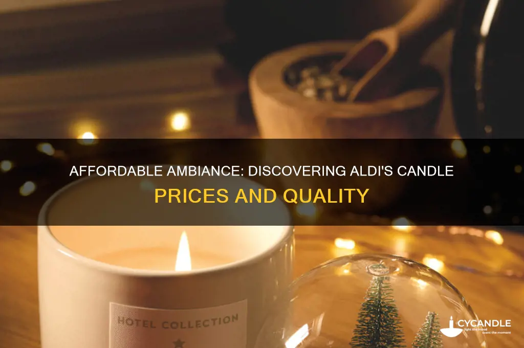 how much are aldi candles