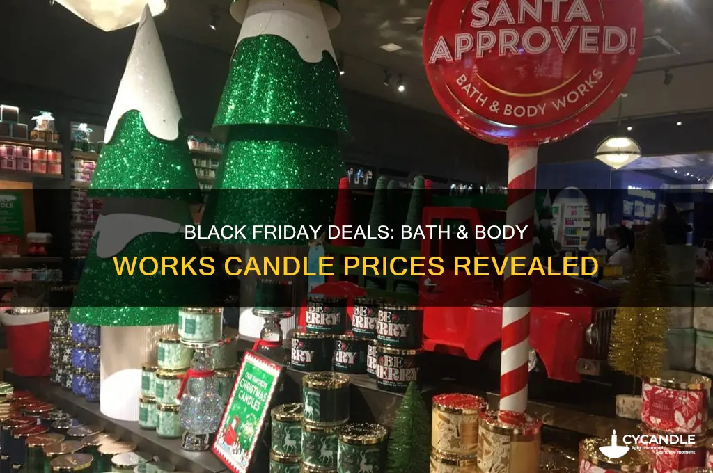 how much are bath and body candles on black friday