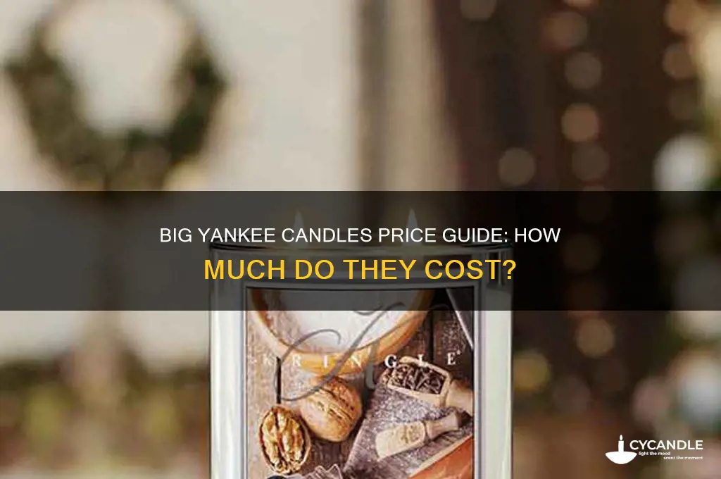 how much are big yankee candles