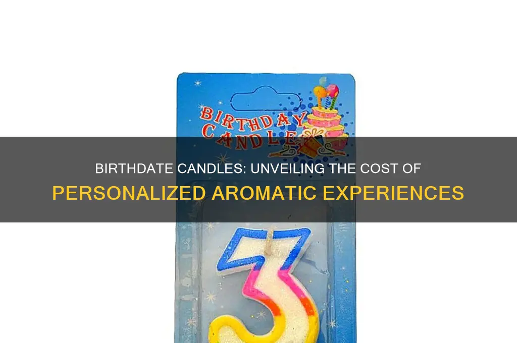how much are birthdate candles