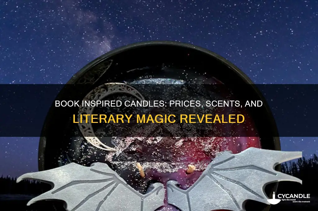 how much are book inspired candles