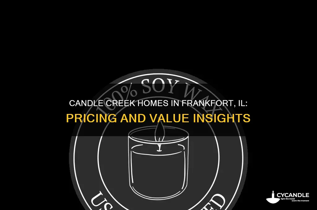 how much are candle creek homes frankfort il
