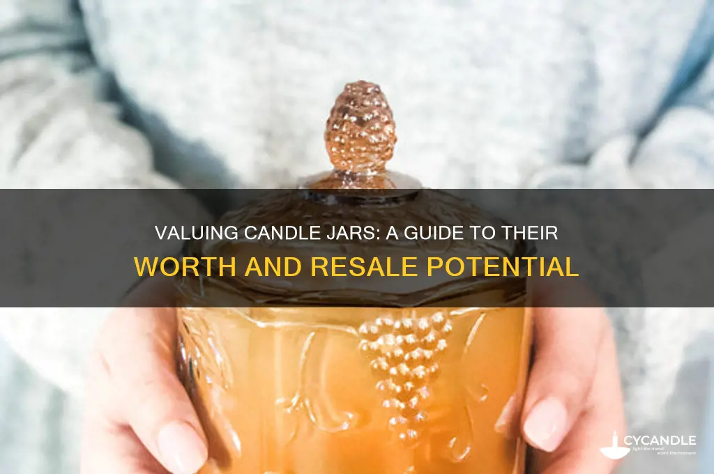 how much are candle jars worth