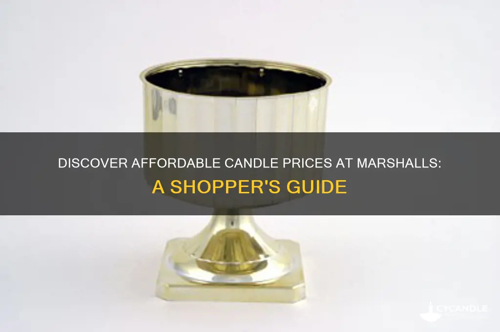 how much are candles at marshalls