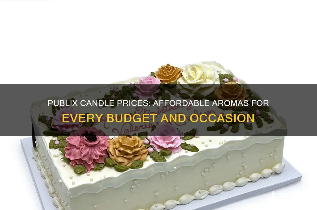 how much are candles at publix