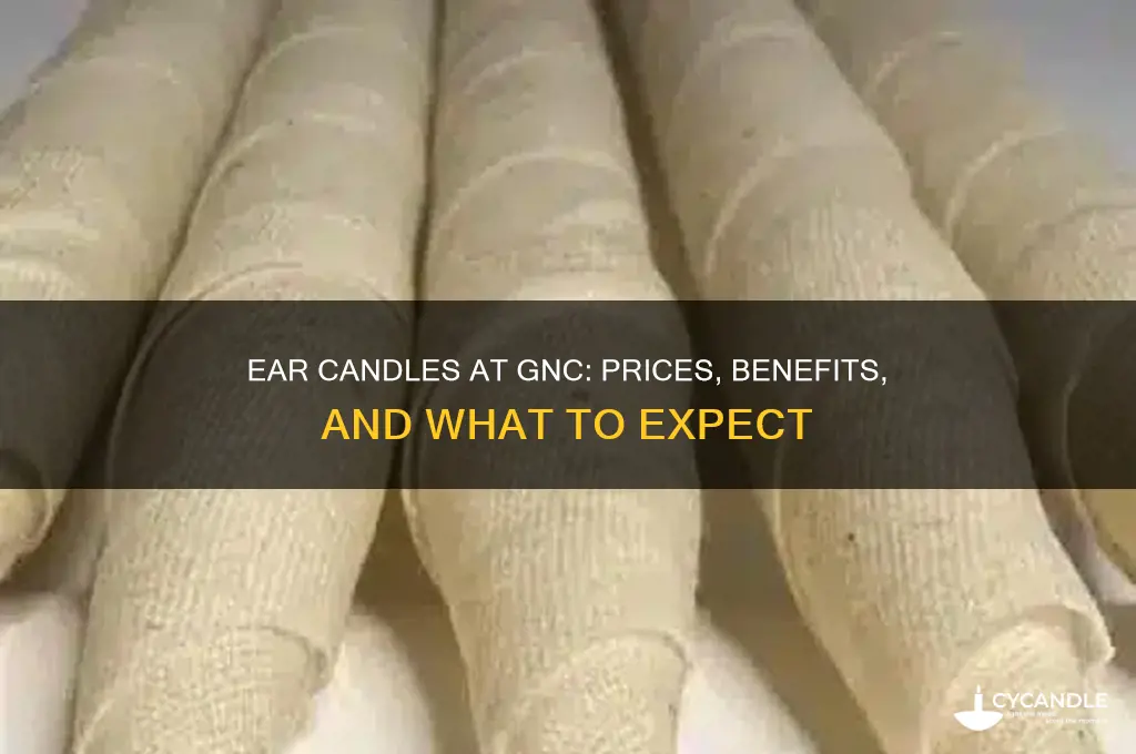 how much are ear candles at gnc
