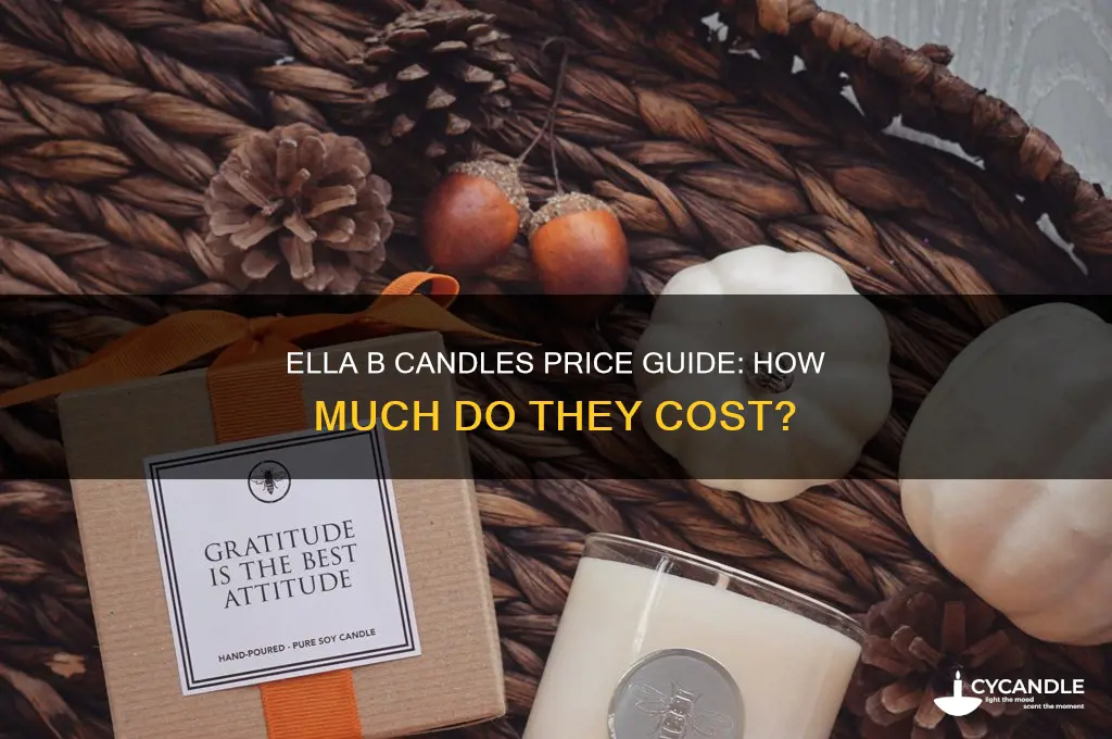 how much are ella b candles