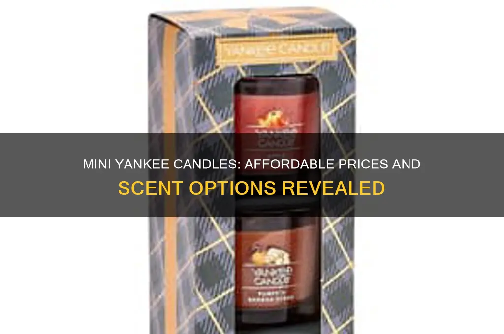 how much are mini yankee candles