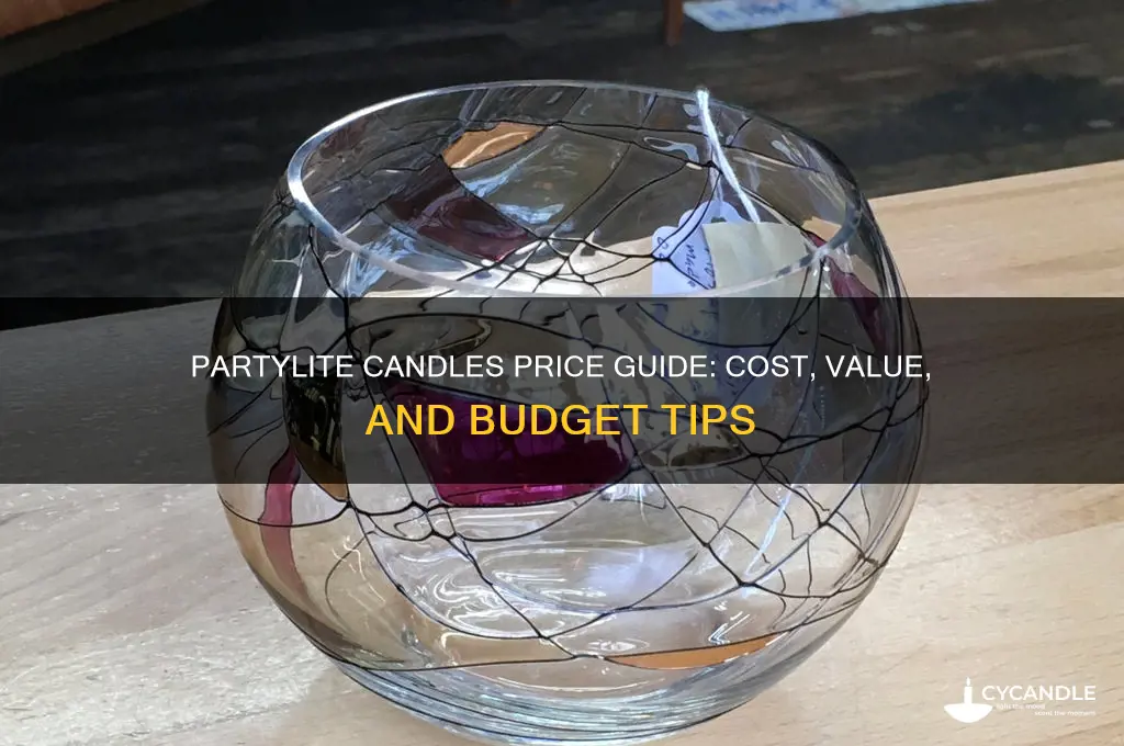 how much are partylite candles
