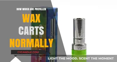 Understanding the Typical Cost of Prefilled Wax Carts