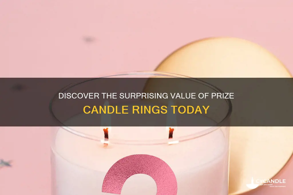 how much are prize candle rings worth
