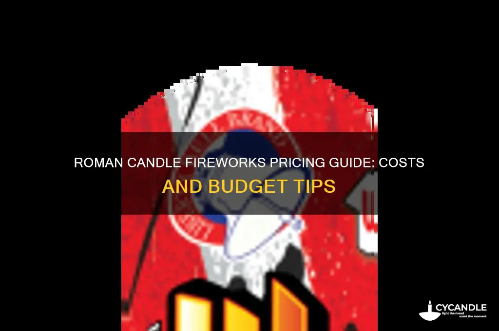 how much are roman candle fireworks