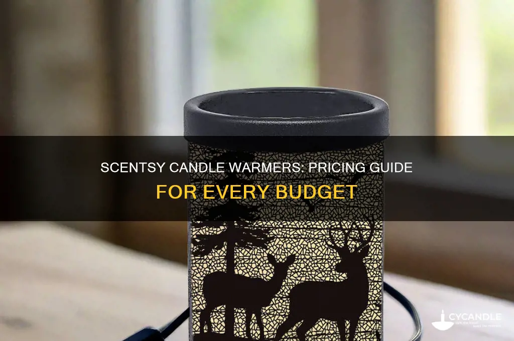 how much are scentsy candle warmers