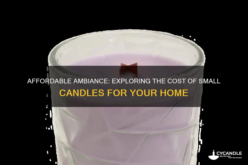 how much are small candles