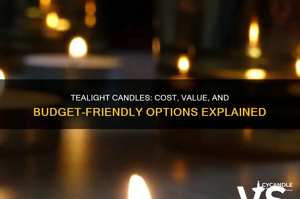 how much are tealight candles