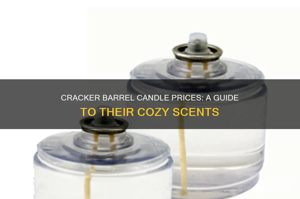 how much are the candles at cracker barrel