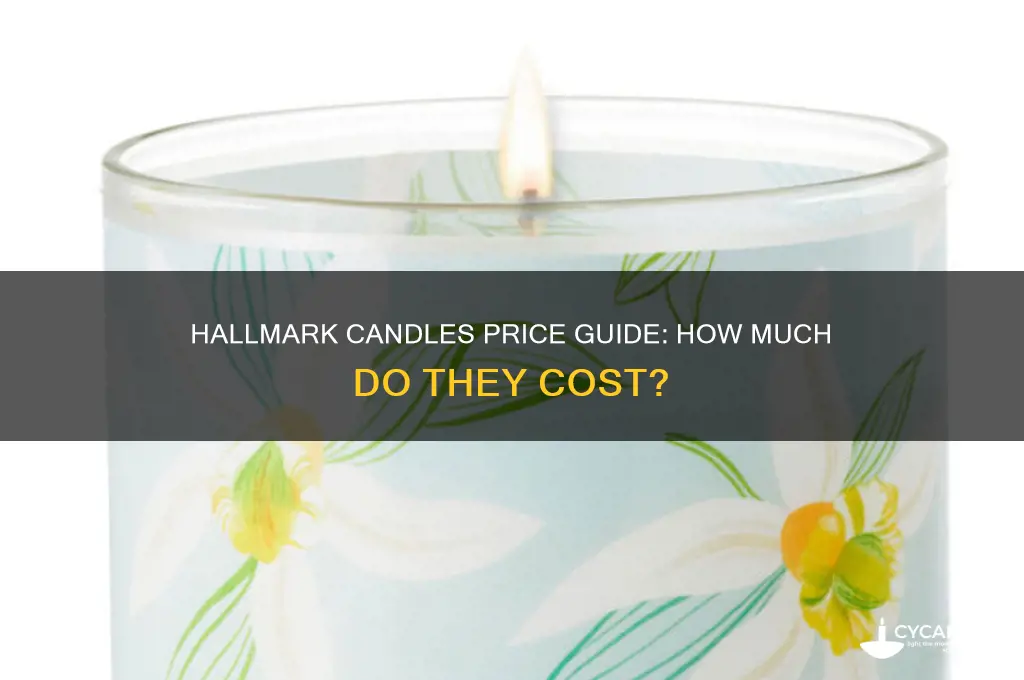 how much are the hallmark candles