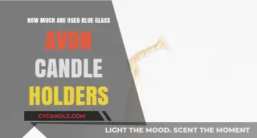 Valuing Vintage: Used Blue Glass Avon Candle Holders Price Guide