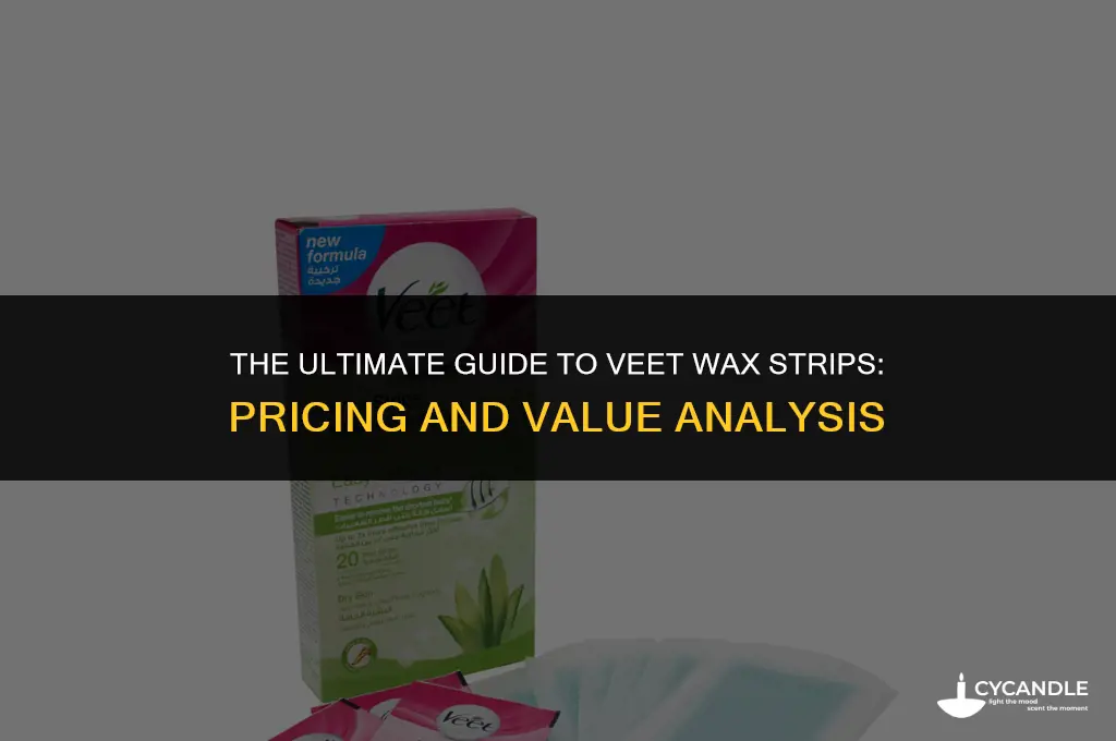 how much are veet wax strips