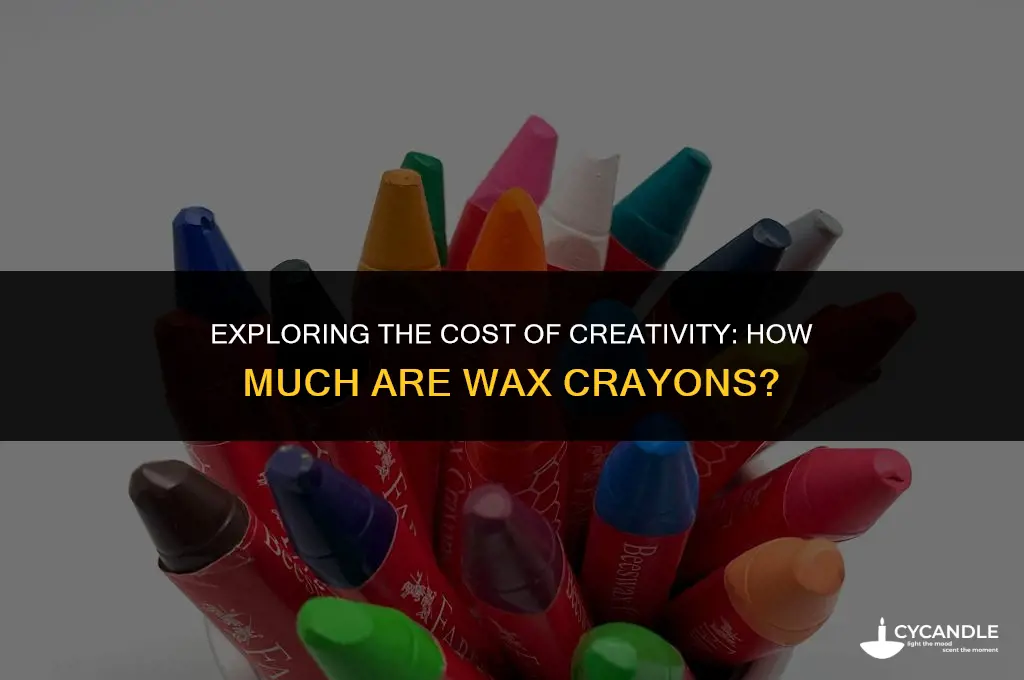 how much are wax crayons