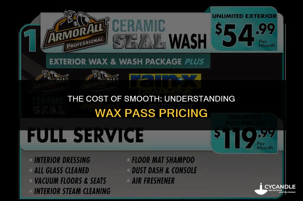 how much are wax pass